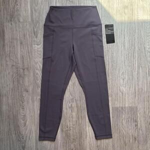 90 Degree by Reflex SUPERFLEX EVERYDAY ANKLE TIGHT Medium Yoga Grey Legging M